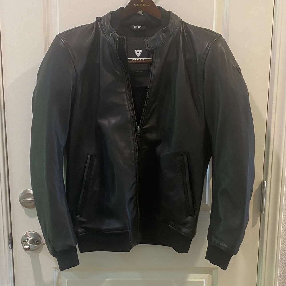 REV’IT! Leather Motorcycle Jacket – Size 50 (M/L)